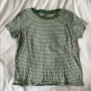 Madewell xxs cotton cropped tee